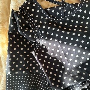Black and White Polka Dot Dress